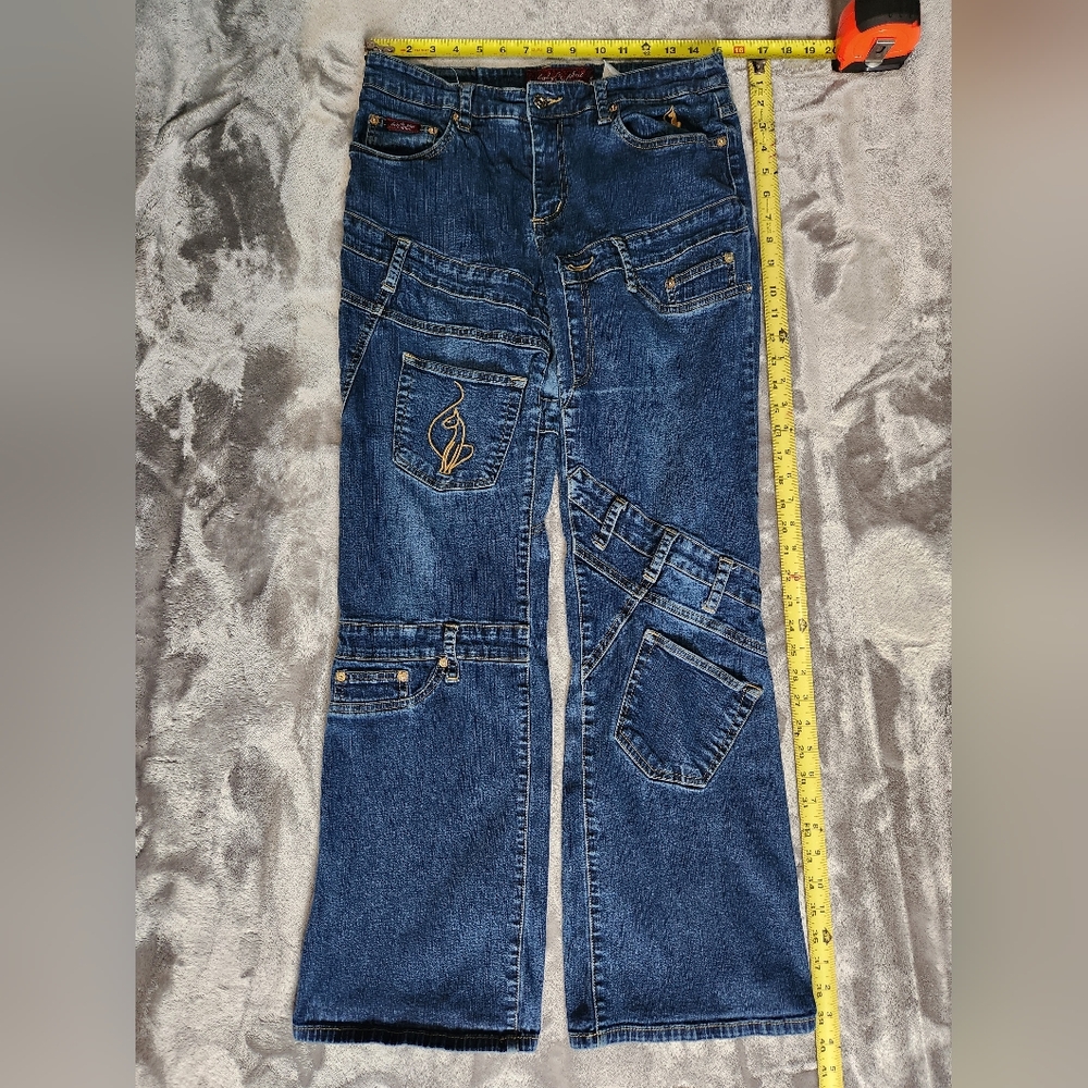 Y2k Baby Phat Stylish Blue Women's Jeans